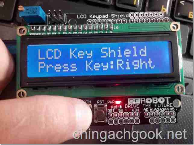arduino lcd keypad shield